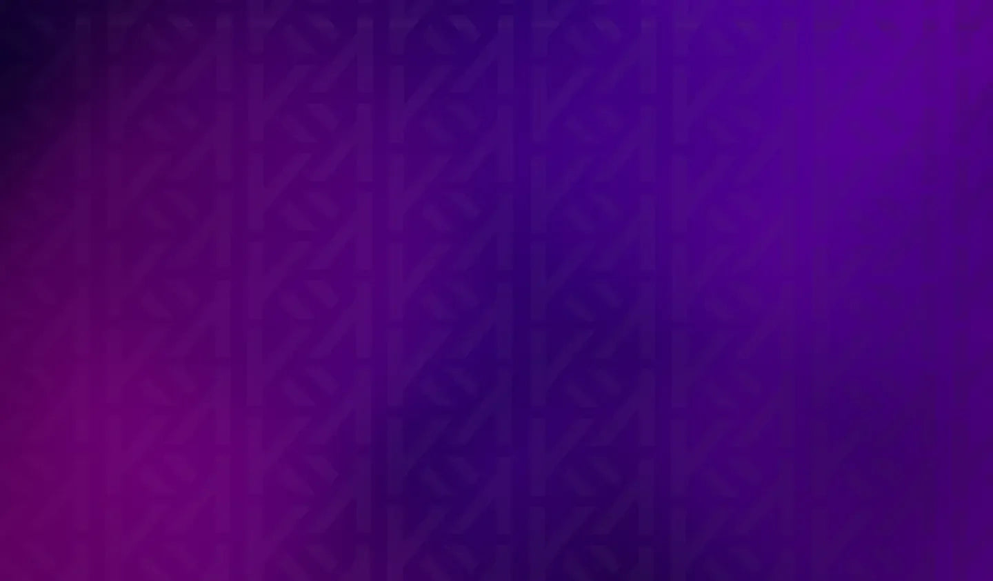 Purple gradient background with geometric patterns